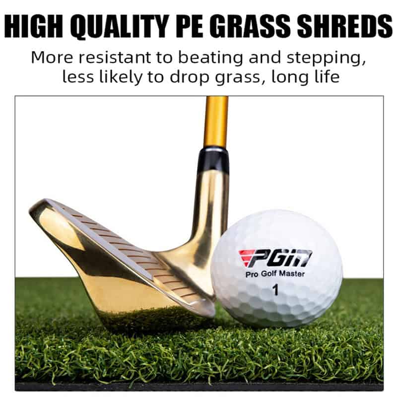 Hillman PGM 2m Heavy Duty Golf Practice Cage Deluxe Practice Mat with Tee And Ball Dispenser Package