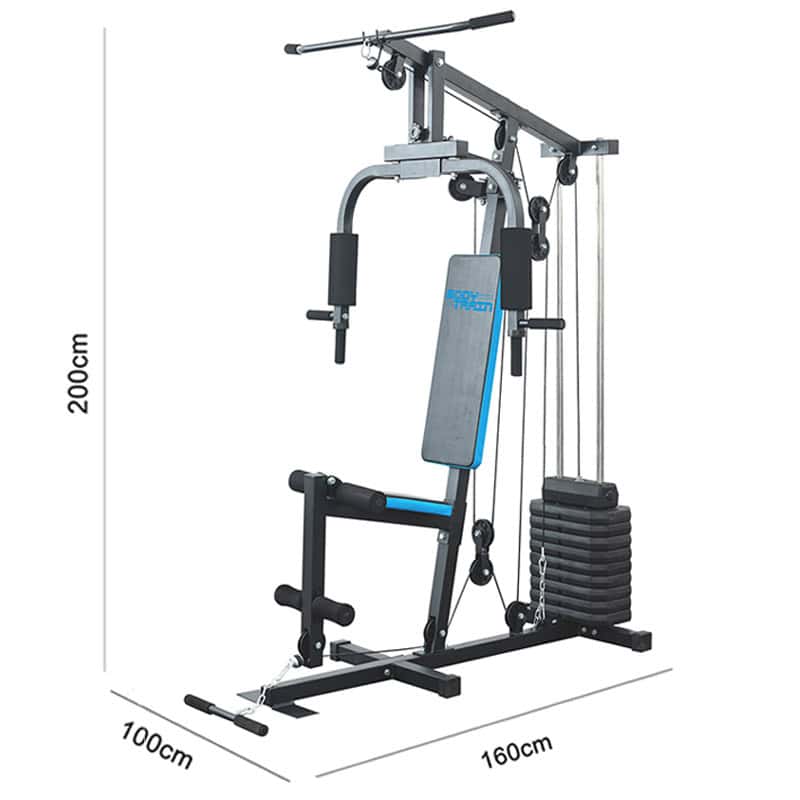 BodyTrain HG-420 Single Station Home Multi Gym with 45kg Weight Stack