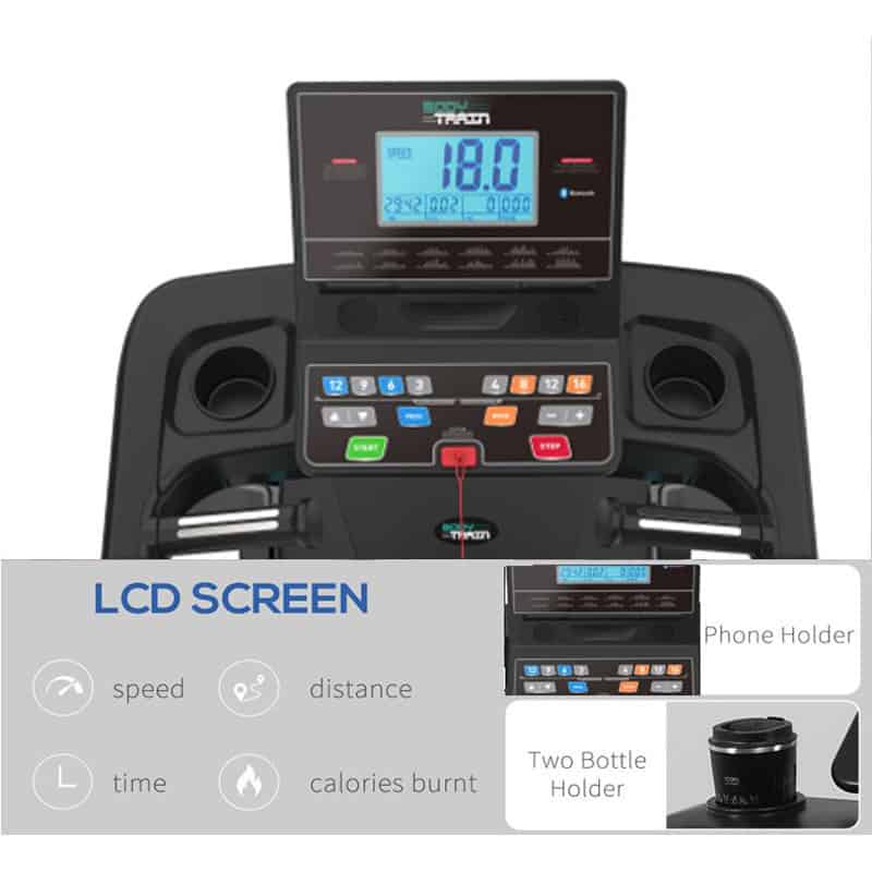 Bodytrain Acacia Pro Motorised Folding Bluetooth Treadmill