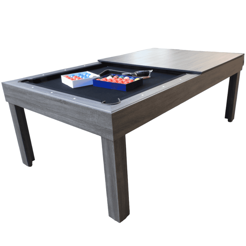 Walker & Simpson Vegas Deluxe 6ft Slate Pool Table with Dining Top
