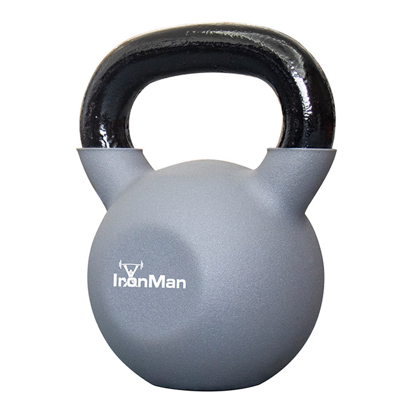 Ironman 16kg Cast Iron Coated Kettlebell