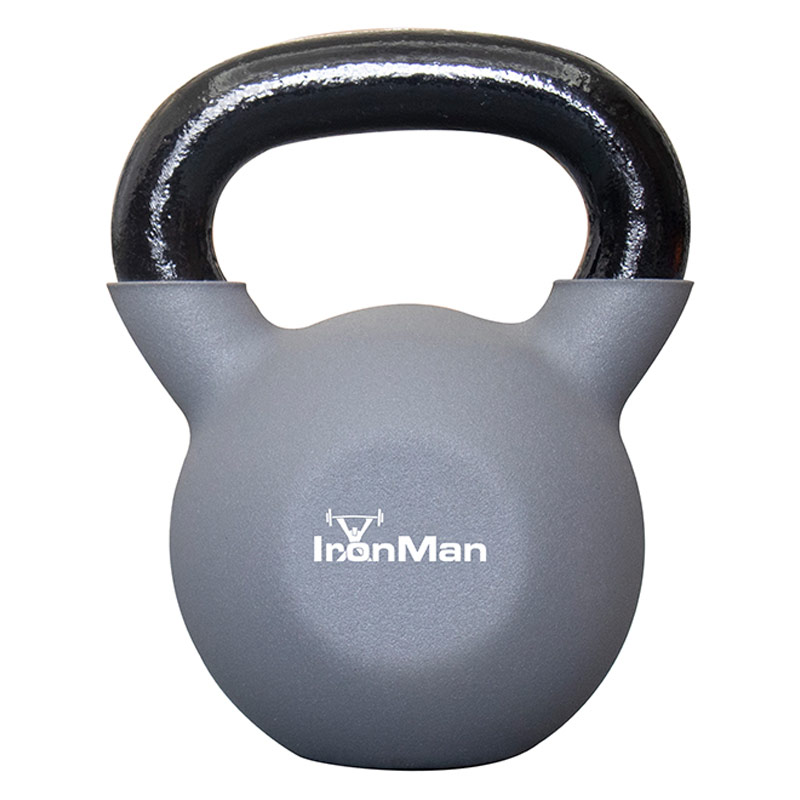 Ironman 16kg Cast Iron Coated Kettlebell