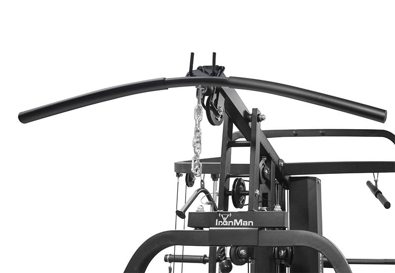 IronMan Deluxe Home Multi Gym with Smith Machine and Cables - 65kg Weight Stack