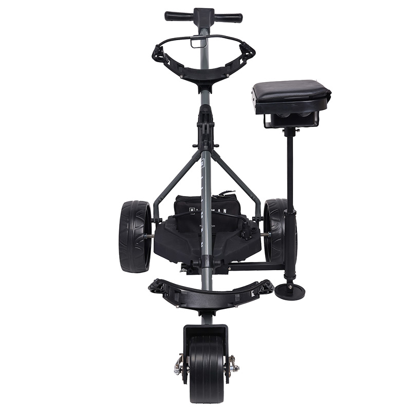 Hillman Lithium Caddie Gunmetal Grey Electric Golf Trolley