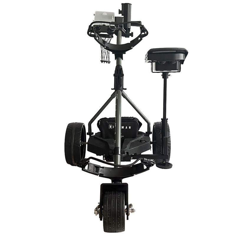 Hillman Lithium Caddie Gunmetal Grey Electric Golf Trolley