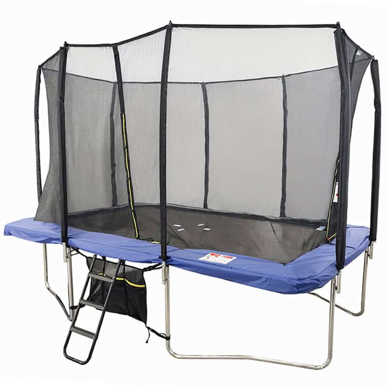 7x10ft Rectangular Trampoline with Safety Enclosure