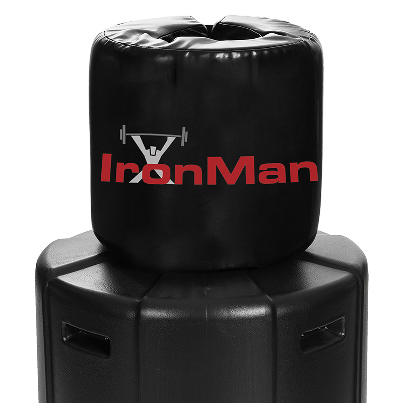 IronMan Free Standing Adjustable Height Punch Bag Sparring Dummy Man with Middle Pad