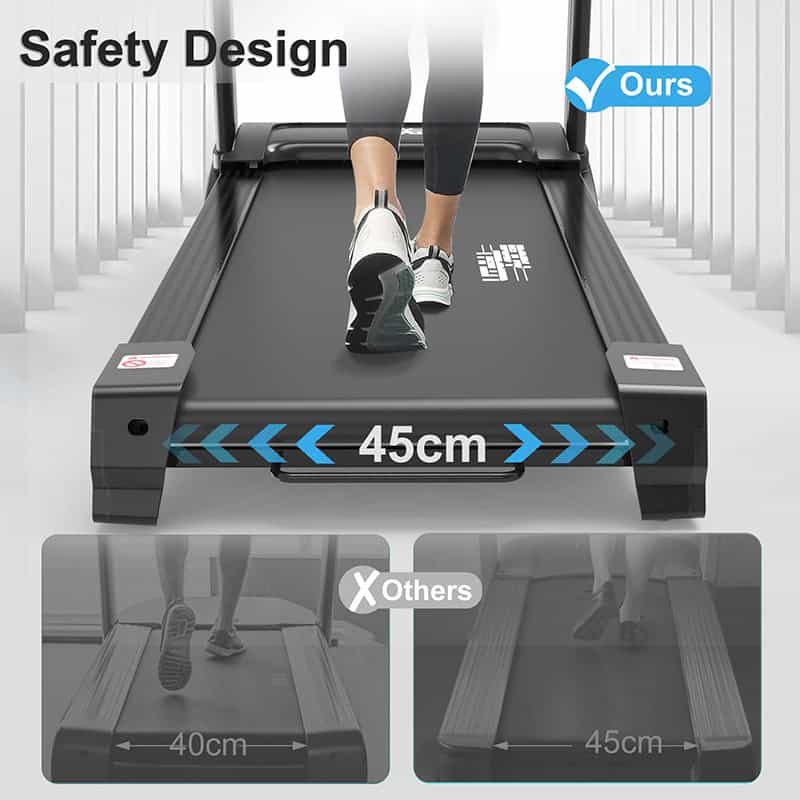 BodyTrain 7001 Motorised Folding Bluetooth Treadmill