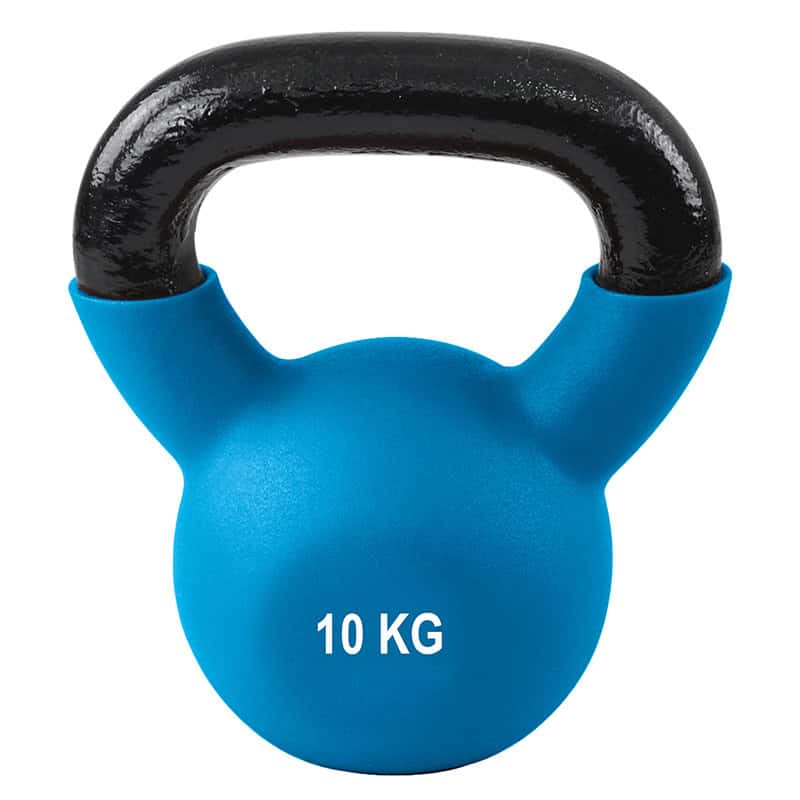 IronMan 4-16kg Kettlebell Set & Three-Tier Kettlebell Storage Rack | Eight Neoprene Coated Kettlebells