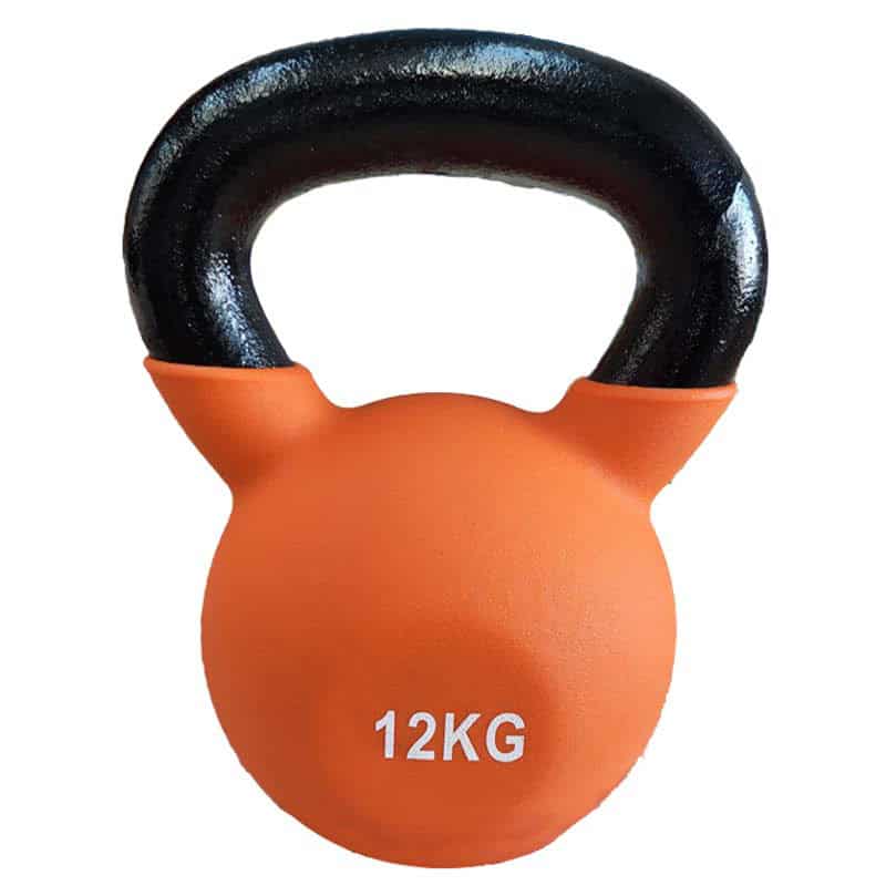 IronMan 4-16kg Kettlebell Set & Three-Tier Kettlebell Storage Rack | Eight Neoprene Coated Kettlebells