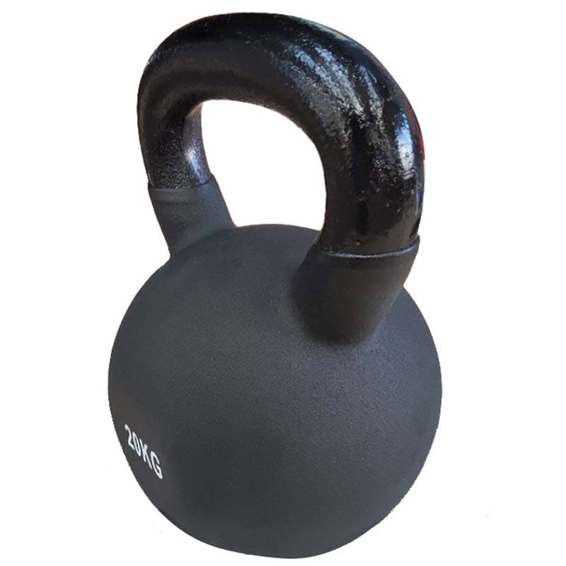 IronMan 10 Coated Kettlebells & Two-Tier Kettlebell Storage Rack Set|4kg – 32kg Neoprene Coated Kettlebells