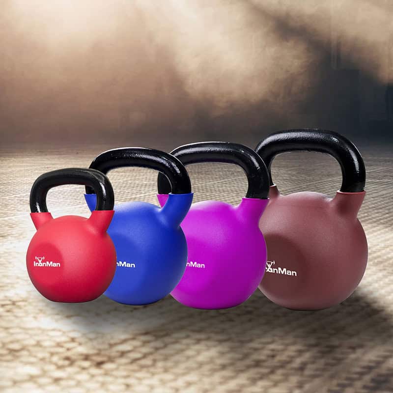 Ironman 10kg Cast Iron Coated Kettlebell