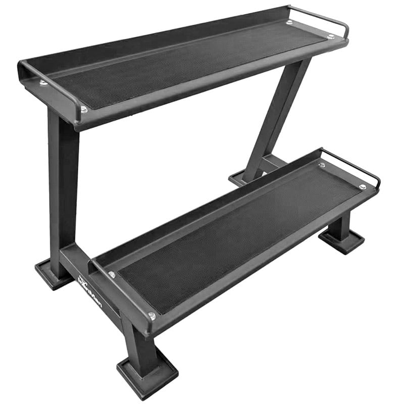 IronMan 8 Coated Kettlebells & Two-Tier Kettlebell Storage Rack Set|12kg–40kg Neoprene Coated Kettlebells