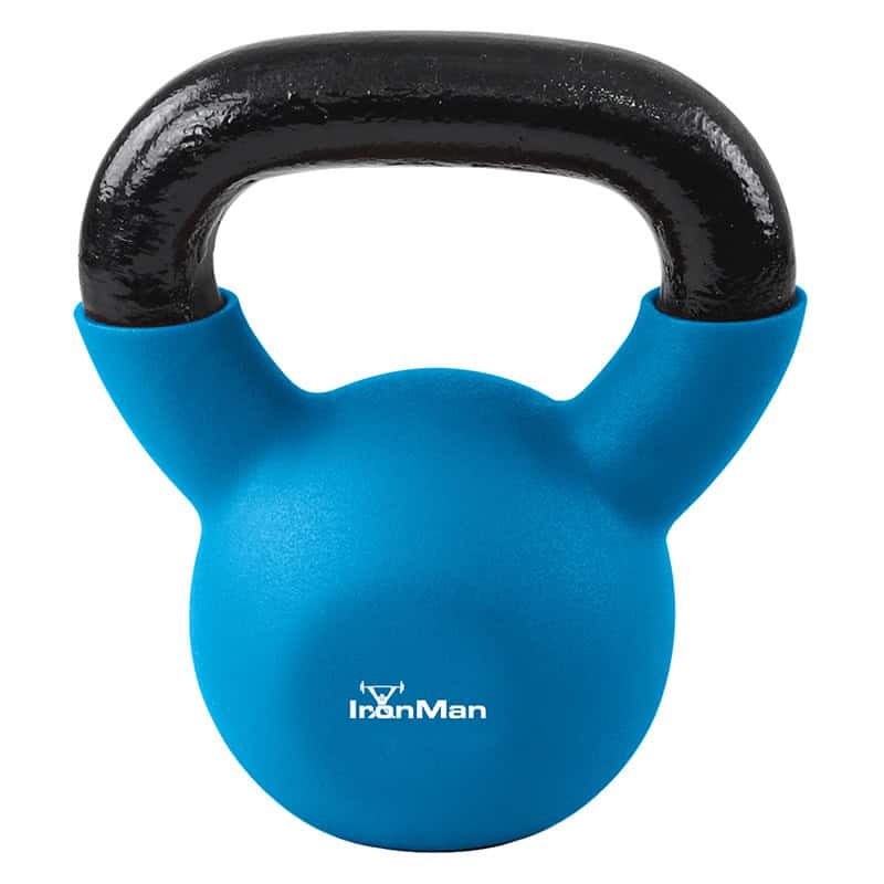 Ironman Cast Iron Coated Kettlebell Set (8kg 10kg 12kg)