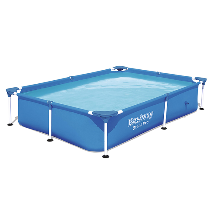 Bestway 7ft 3inch Rectangular Above Ground Steel Pro Swimming Pool - Image 2
