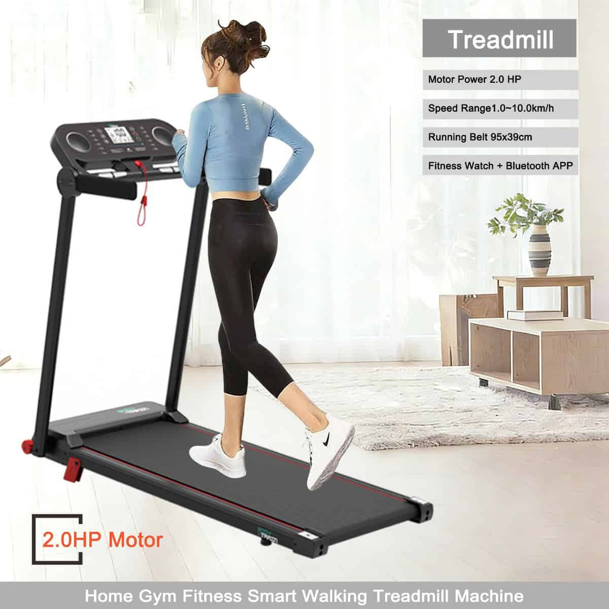 BodyTrain T-118 Motorised Folding Bluetooth Treadmill