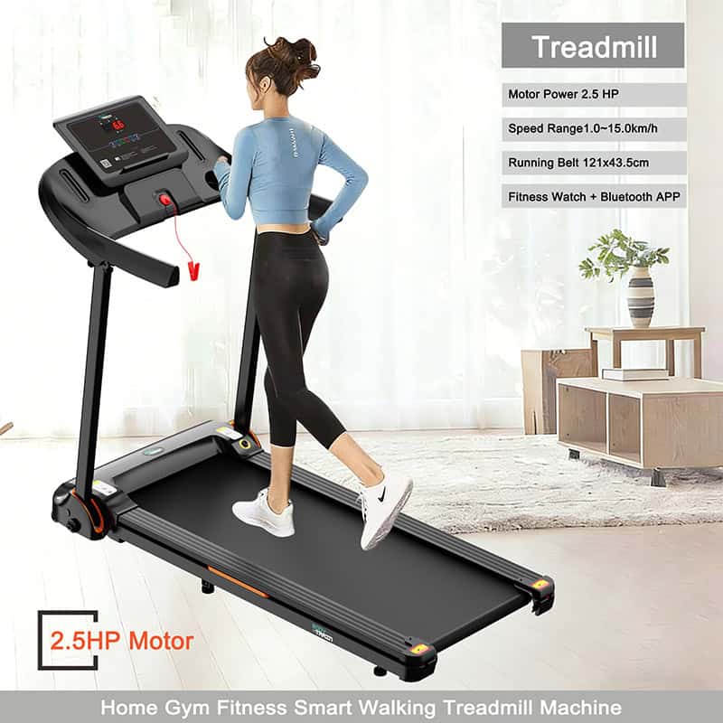 BodyTrain T150 Motorised Folding Bluetooth Treadmill