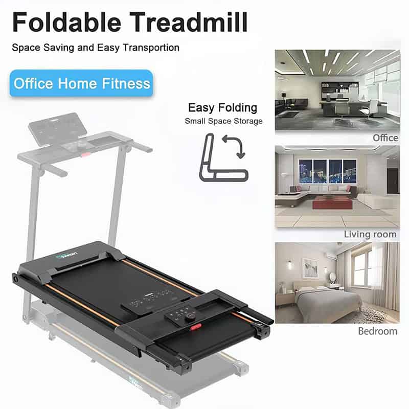 BodyTrain T853 Motorised Folding Bluetooth Treadmill