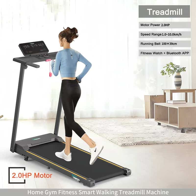 BodyTrain T853 Motorised Folding Bluetooth Treadmill