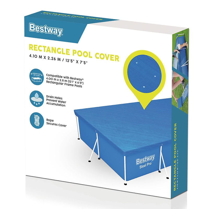 Bestway 13'1" x 6'11"/4.00m x 2.11m Rectangle Pool Cover