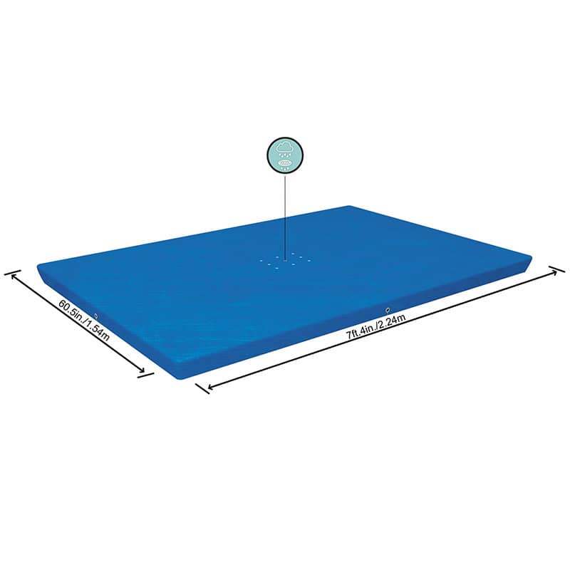 Bestway 7ft 3" x 59" (2.21m x 1.50m) Rectangle Pool Cover