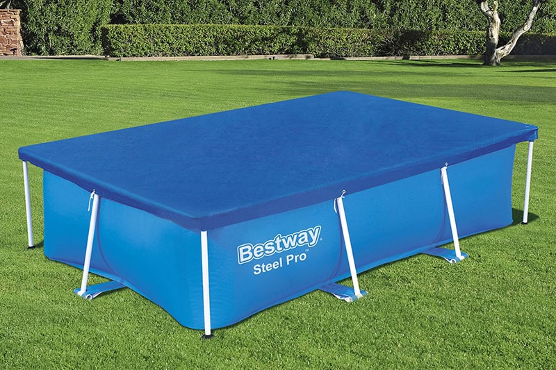 Bestway 8ft 6" x 6ft 7" (2.59m x 1.70m) Rectangle Pool Cover