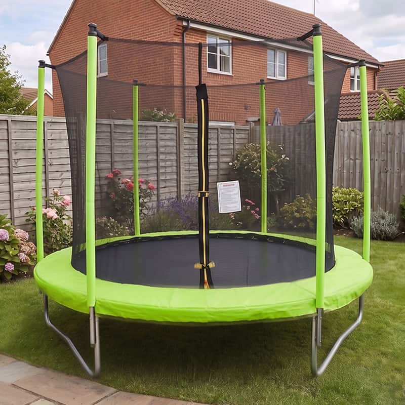 8ft Trampoline and Safety Enclosure