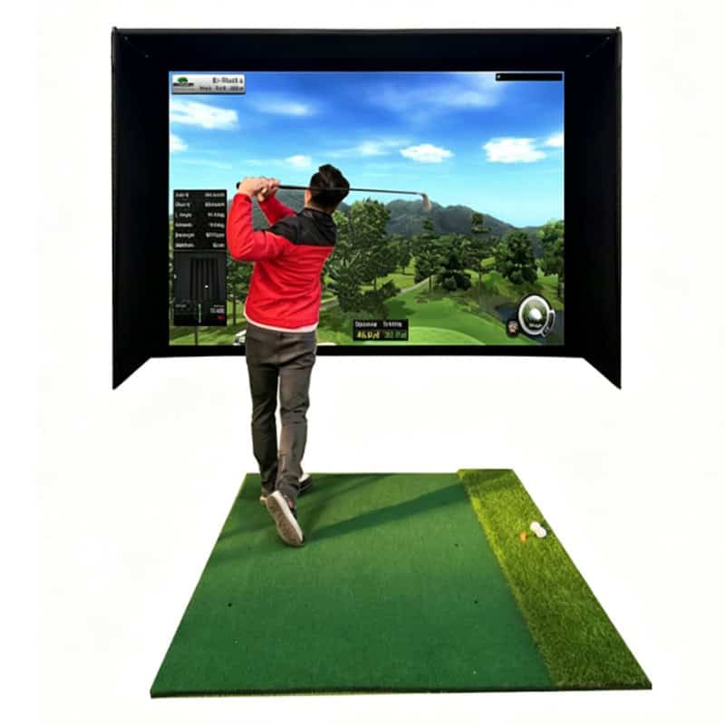 Hillman Golf Simulator Enclosure 10ft x 8ft 6inch - Image 9