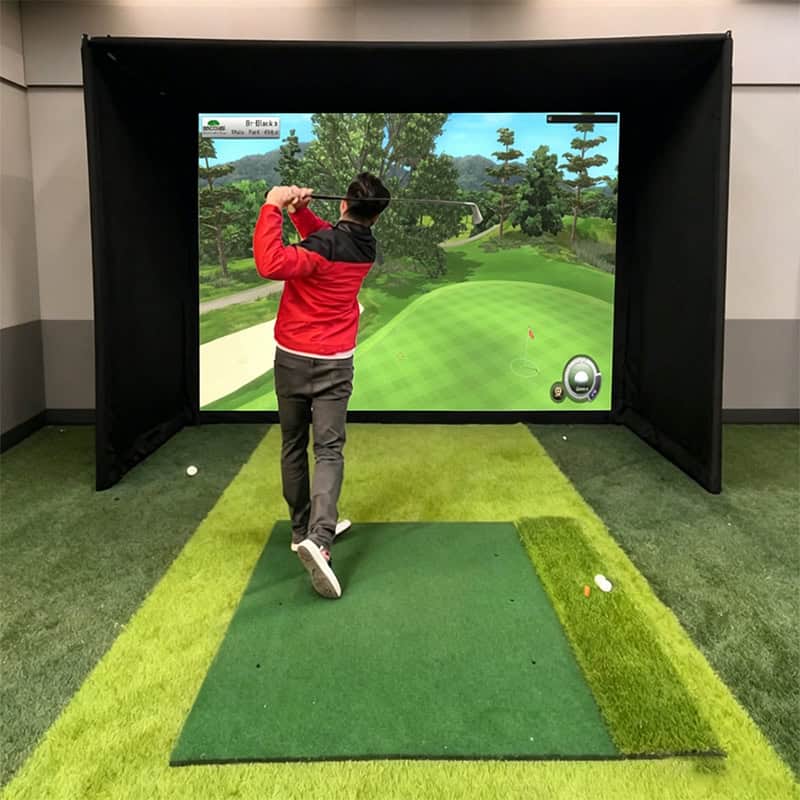 Hillman Golf Simulator Enclosure 8ft x 7ft 5inch - Image 5