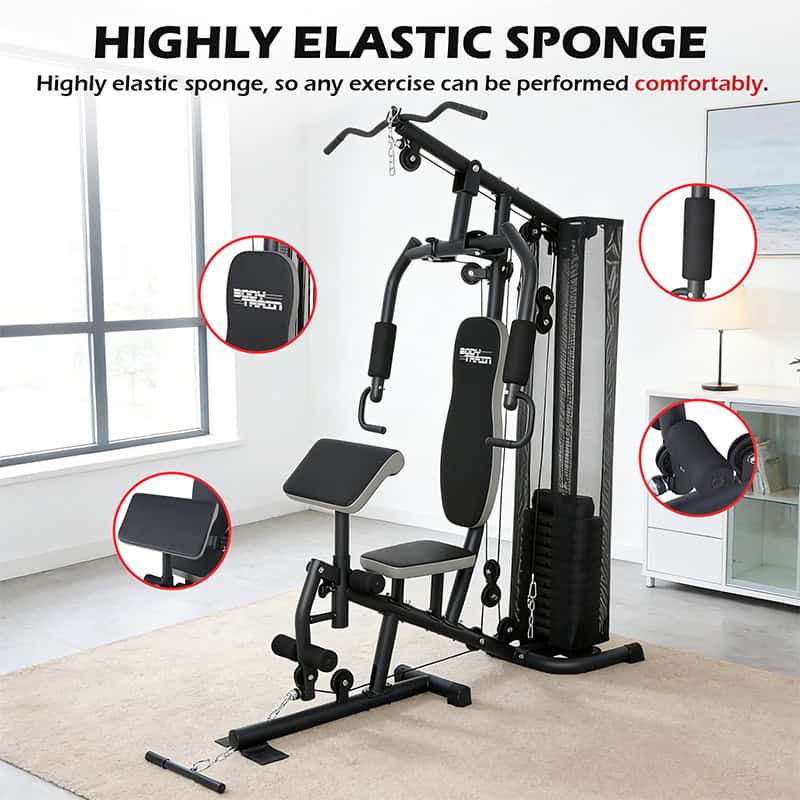 BodyTrain ES-422 Single Station Home Multi Gym 65kg Weight Stack