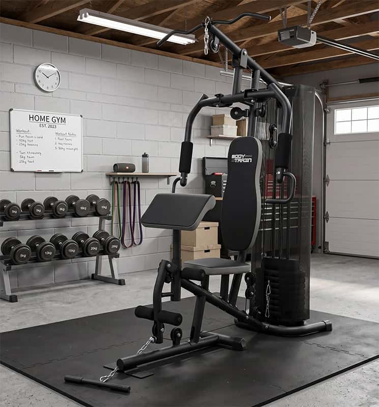 BodyTrain ES-422 Single Station Home Multi Gym 65kg Weight Stack