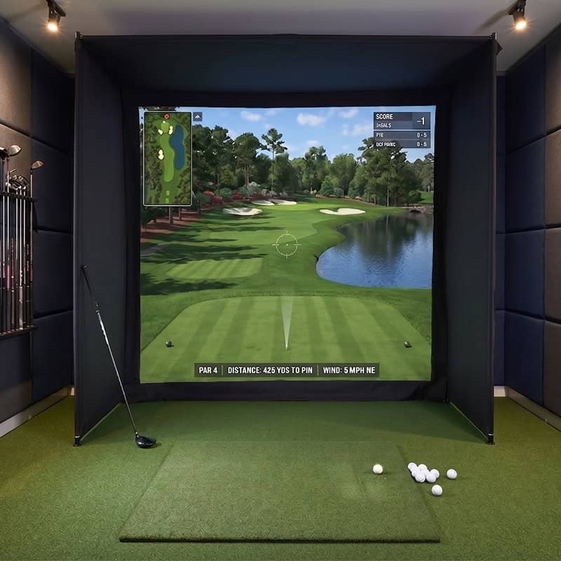 Hillman Golf Simulator Enclosure 13ft x 10ft - Image 4