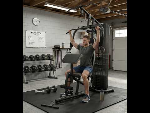 BodyTrain ES-422 Single Station Home Multi Gym 65kg Weight Stack - Image 10