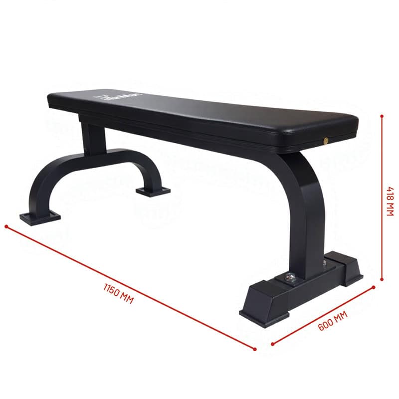 IronMan Flat Weight Training Bench & 32kg Dumbbell Set