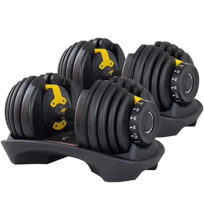 Ironman Professional Weight Training Bench & 24kg Adjustable Dumbbell Pair Set