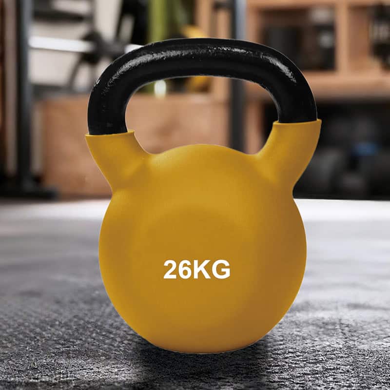 Ironman 26kg Cast Iron Coated Kettlebell