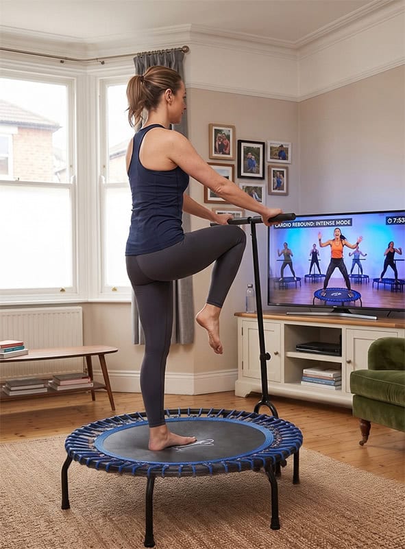 38-inch Fitness Trampoline - Free Edge Padding